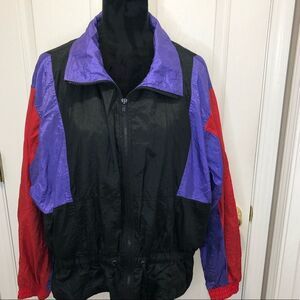 Pan Asia vintage windbreaker multi color